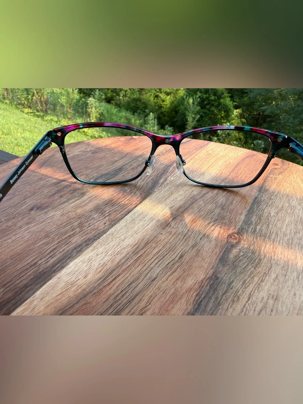 Betsey Johnson Eyeglass Frame Wild Nights Teal